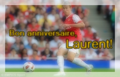 Bon anniversaire, Laurent!