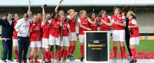 Женская команда "Арсенала" выиграла Континентальный кубок