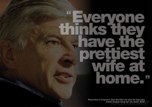 Maybe Arsene Knows Better?