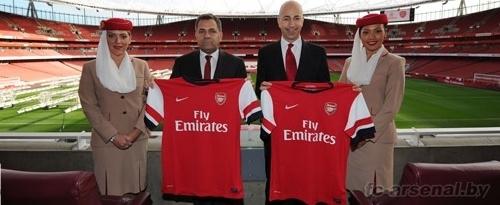 Эмирейтс и Арсенал подписали новое соглашение на сумму &#163;150 миллионов