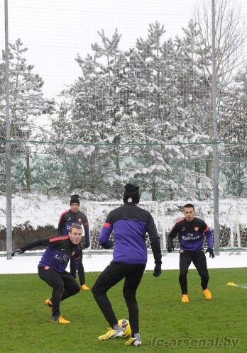Тренировка "Арсенала". 22 января