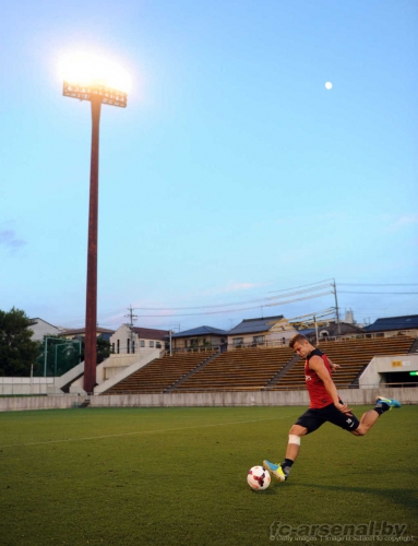 Тренировка "Арсенала" в Японии. Фото