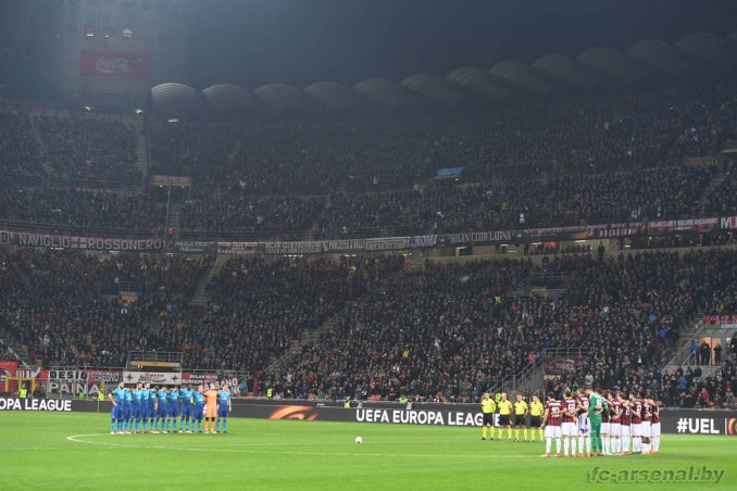 Фотоотчёт матча Милан - Арсенал